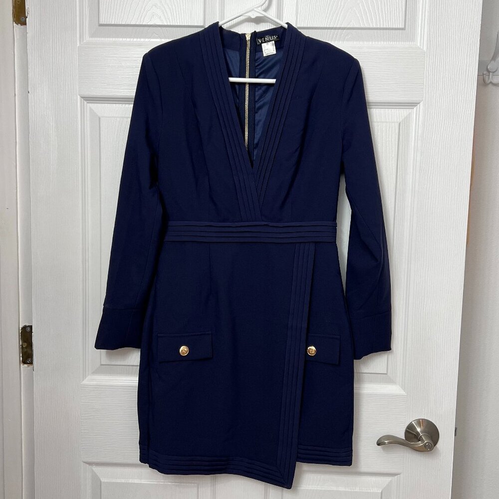 Navy Suit Dress